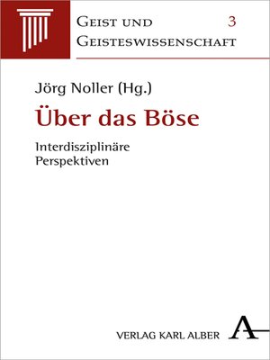 cover image of Über das Böse